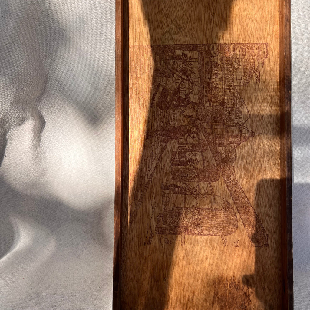 California Redwood Tray Set