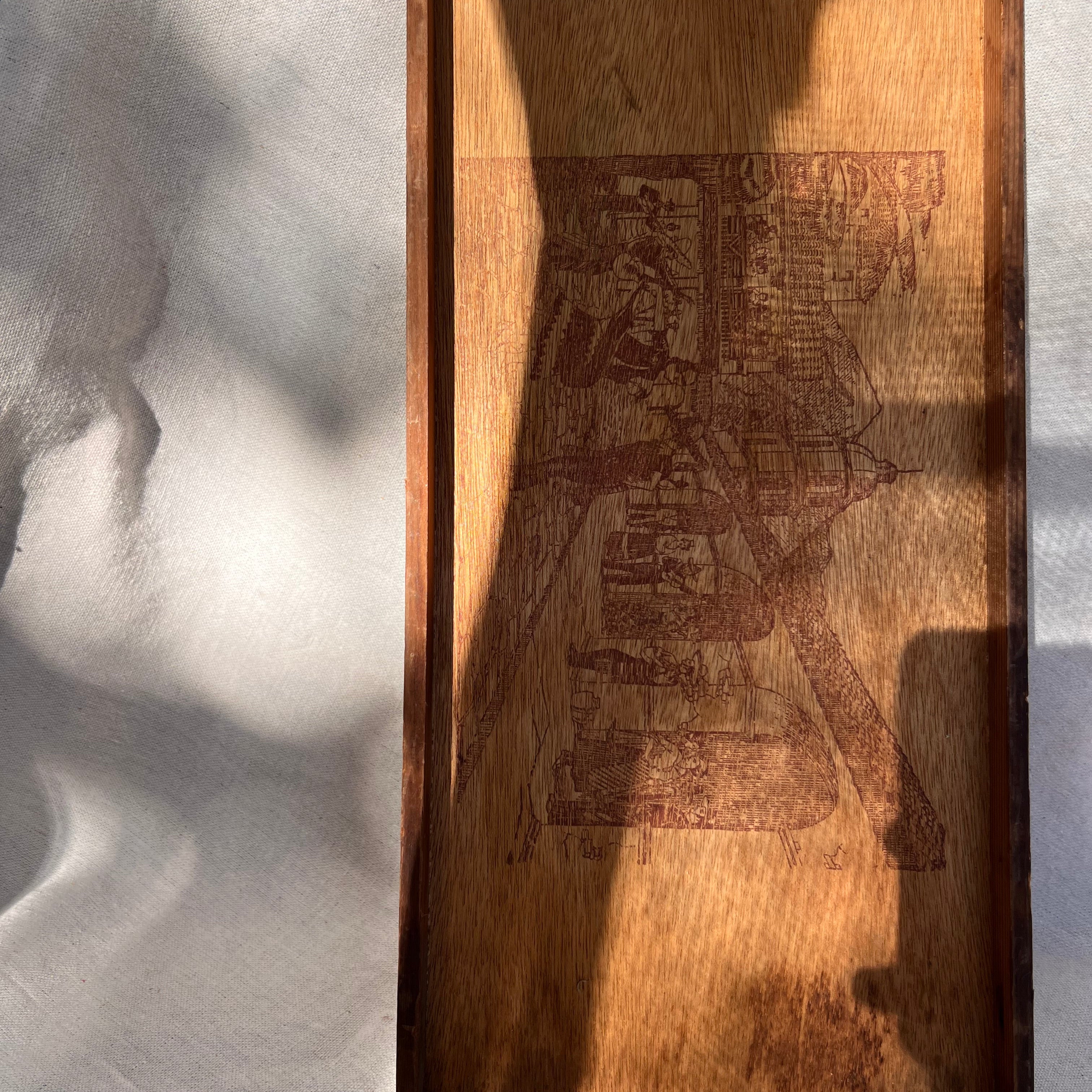 California Redwood Tray Set