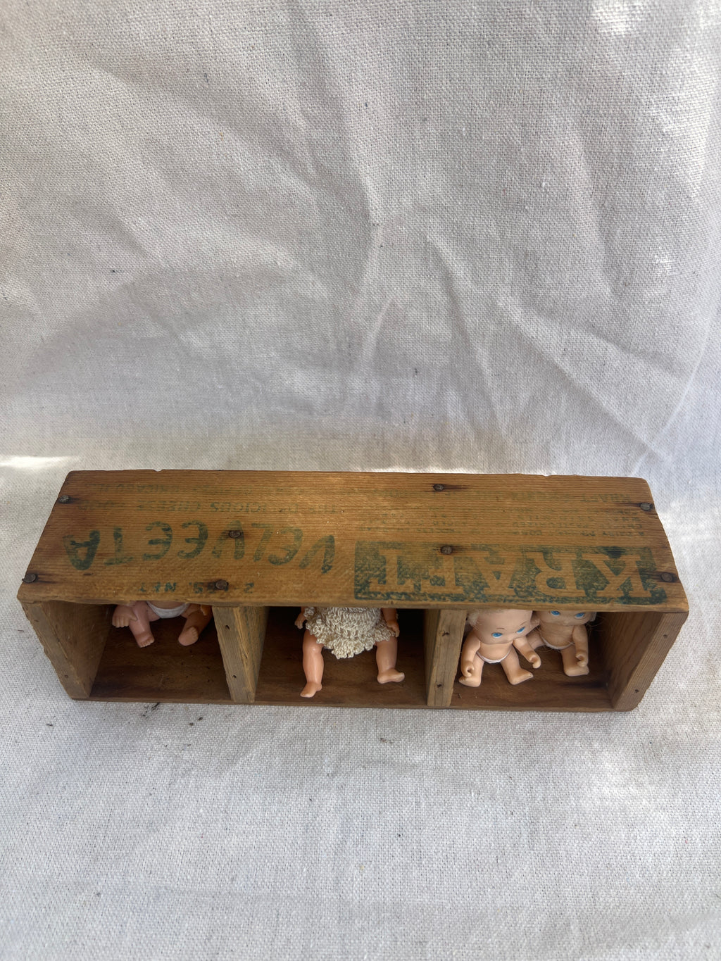 Vintage Velveeta Wood Box