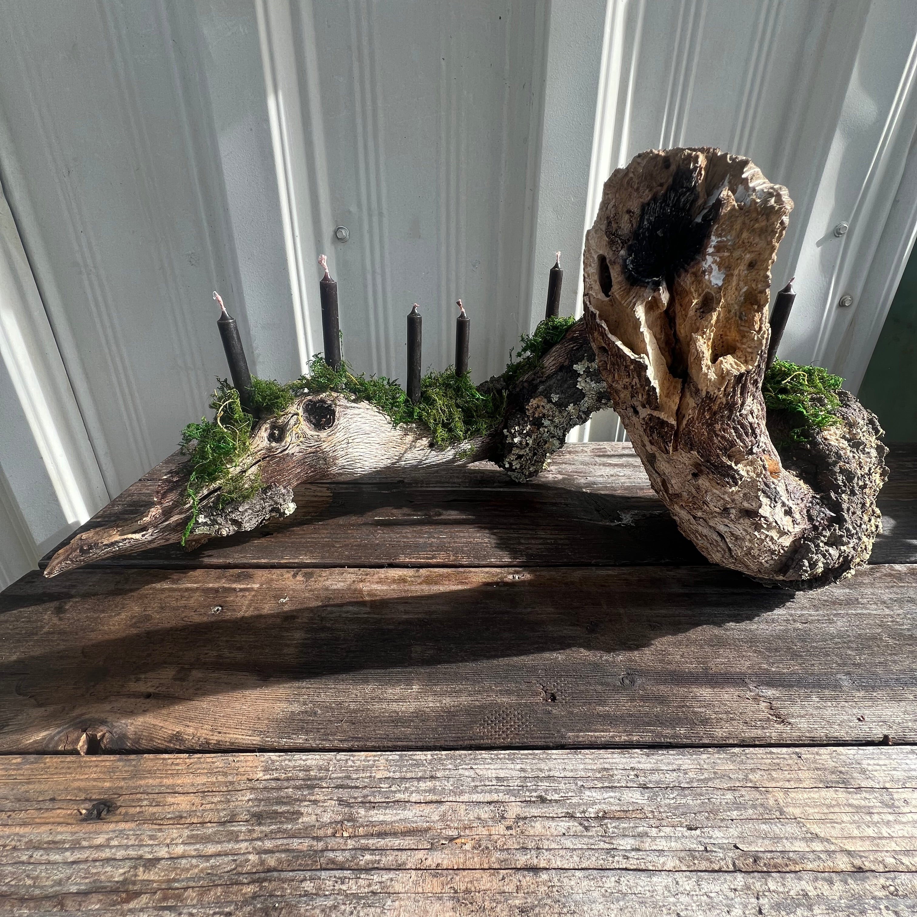 Woodland Candle Centerpiece