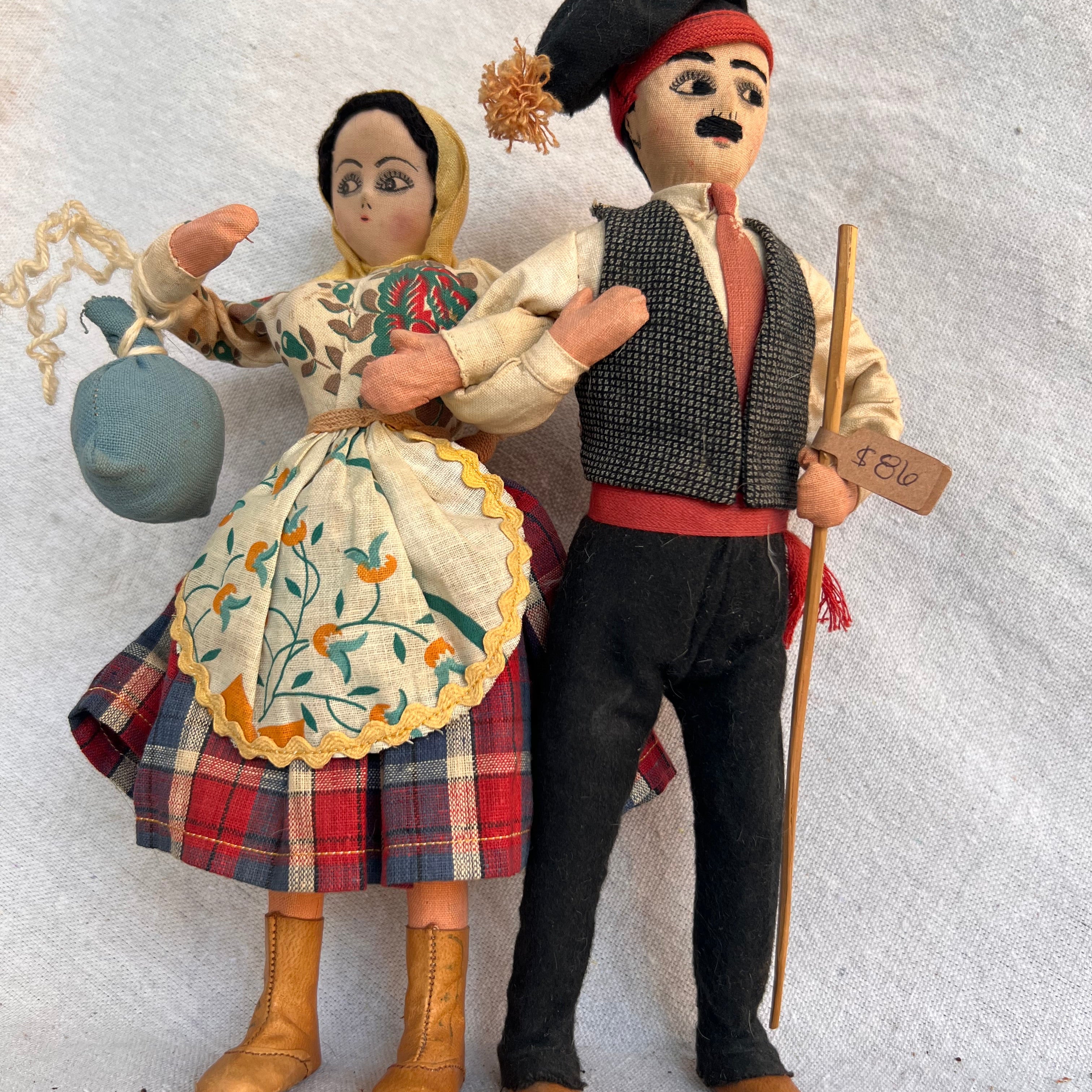 Swedish Folk Doll Set
