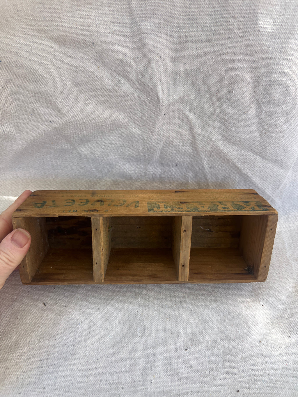 Vintage Velveeta Wood Box