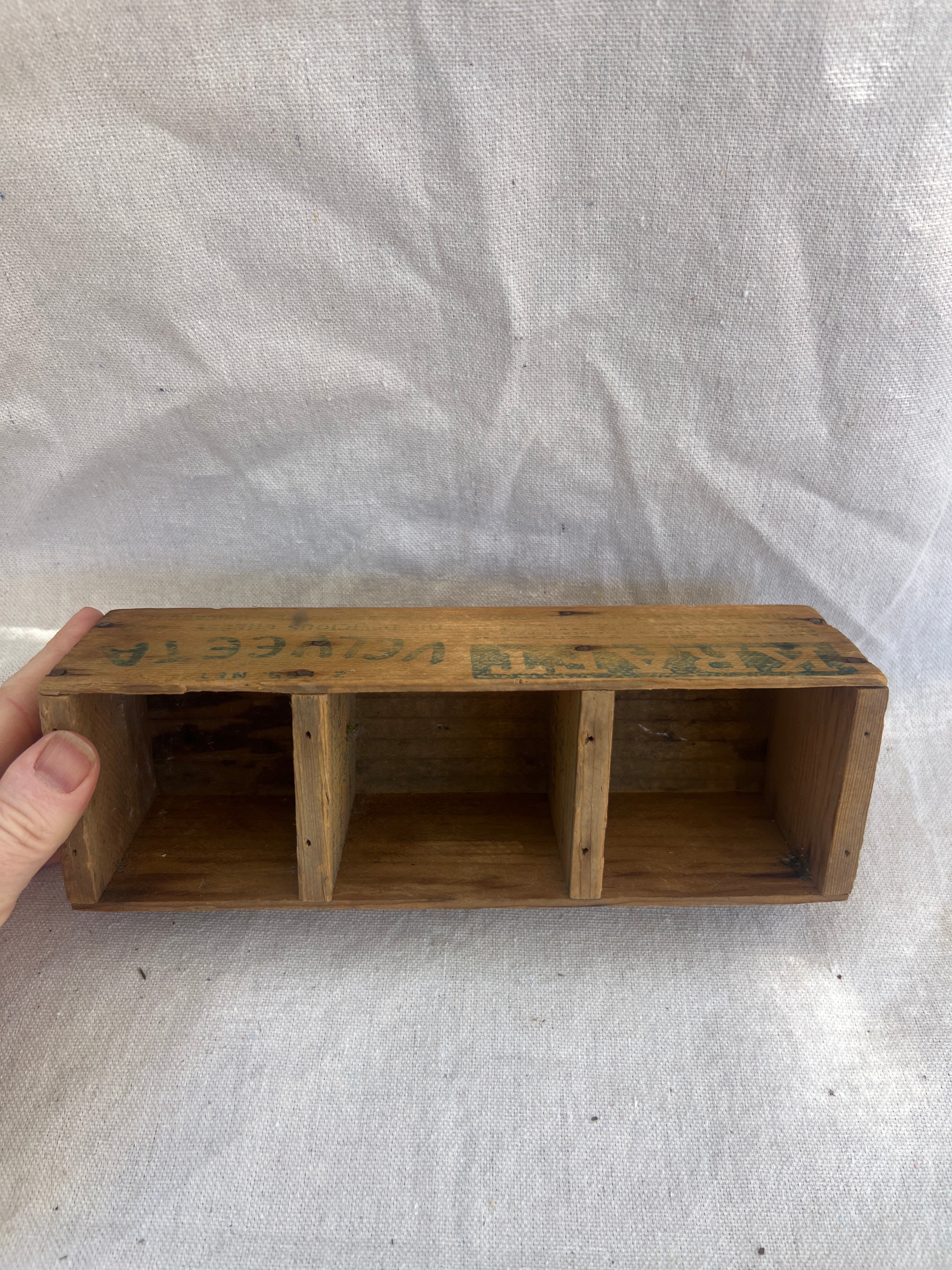 Vintage Velveeta Wood Box