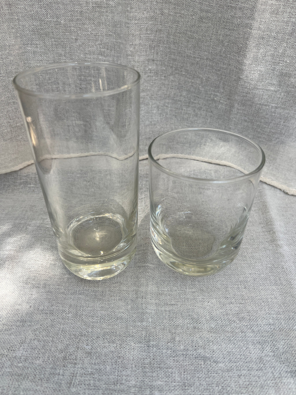 Heavy bottom glassware set of 6