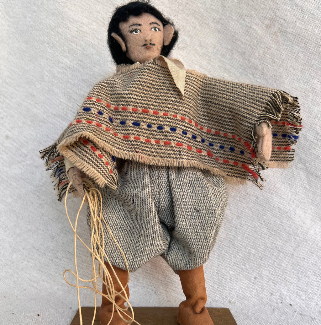 Poncho Folk Doll