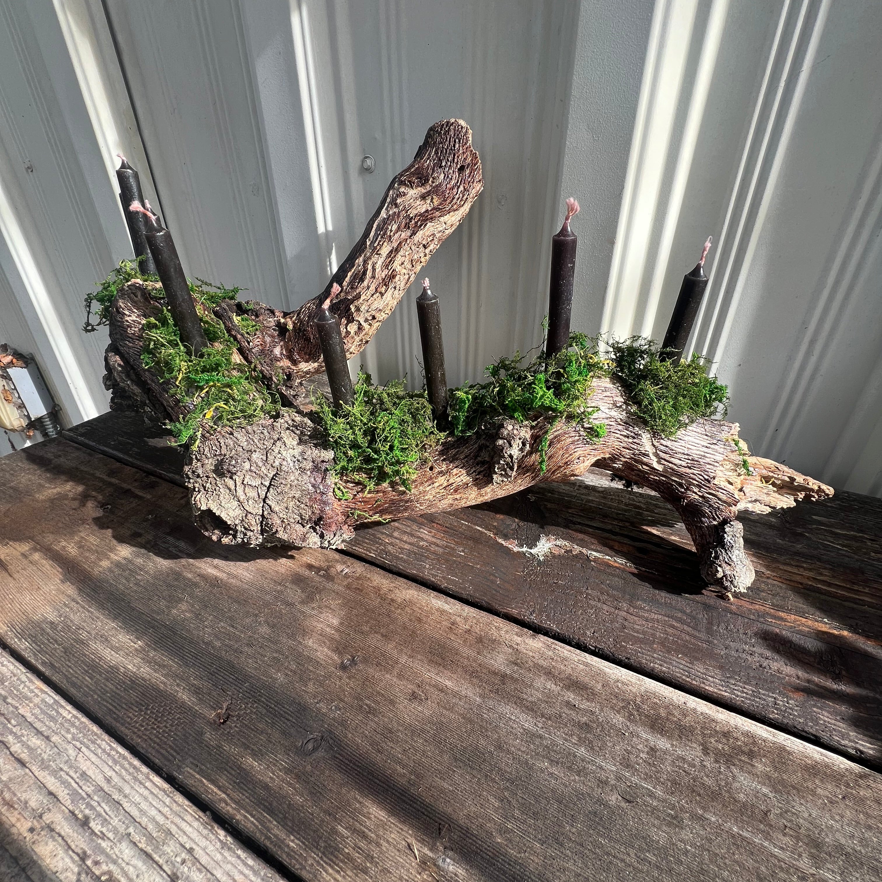 Woodland Candle Centerpiece