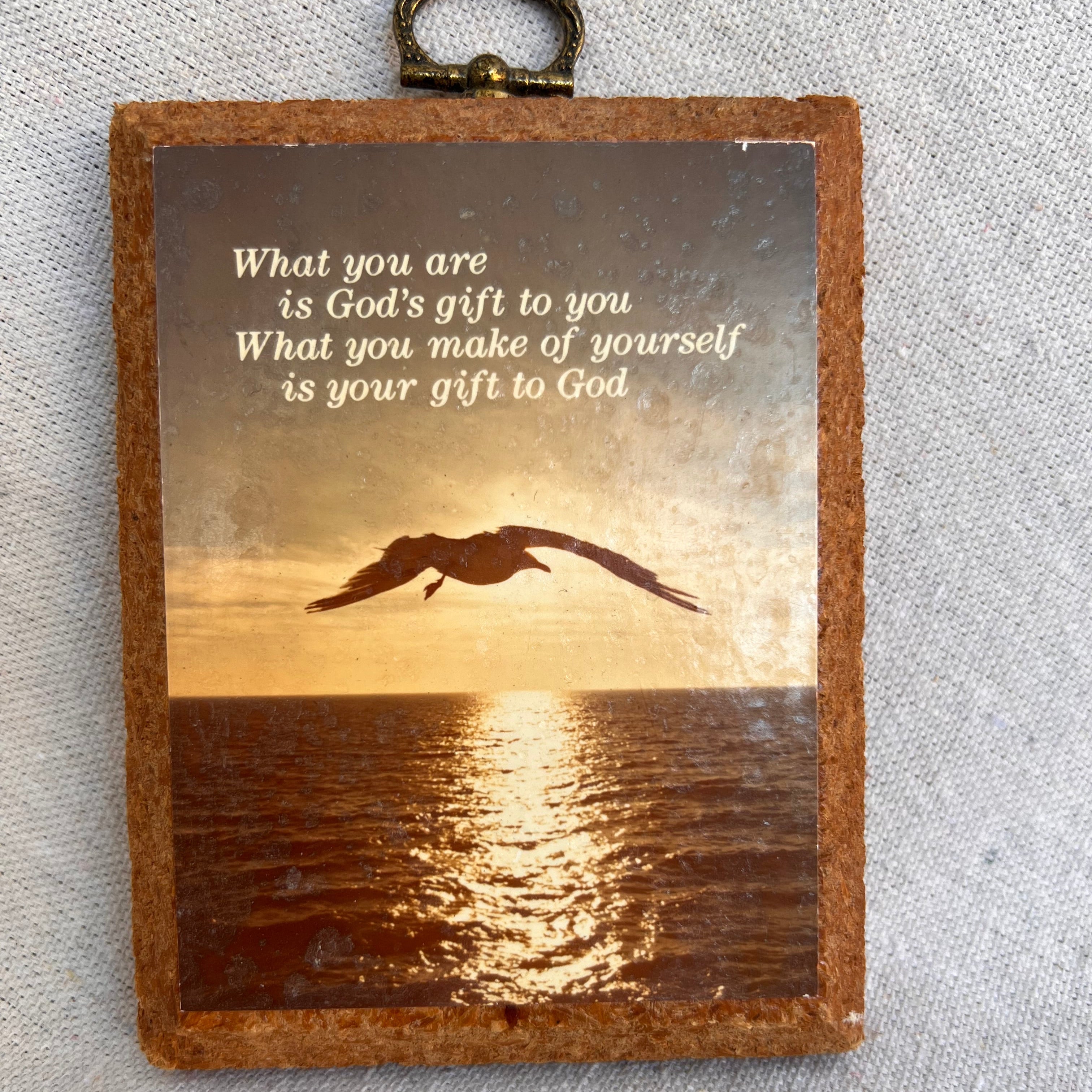 Seagull Inspirational Plaque