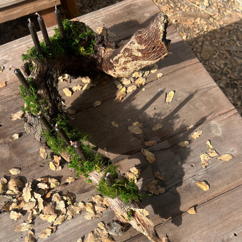 Woodland Candle Centerpiece