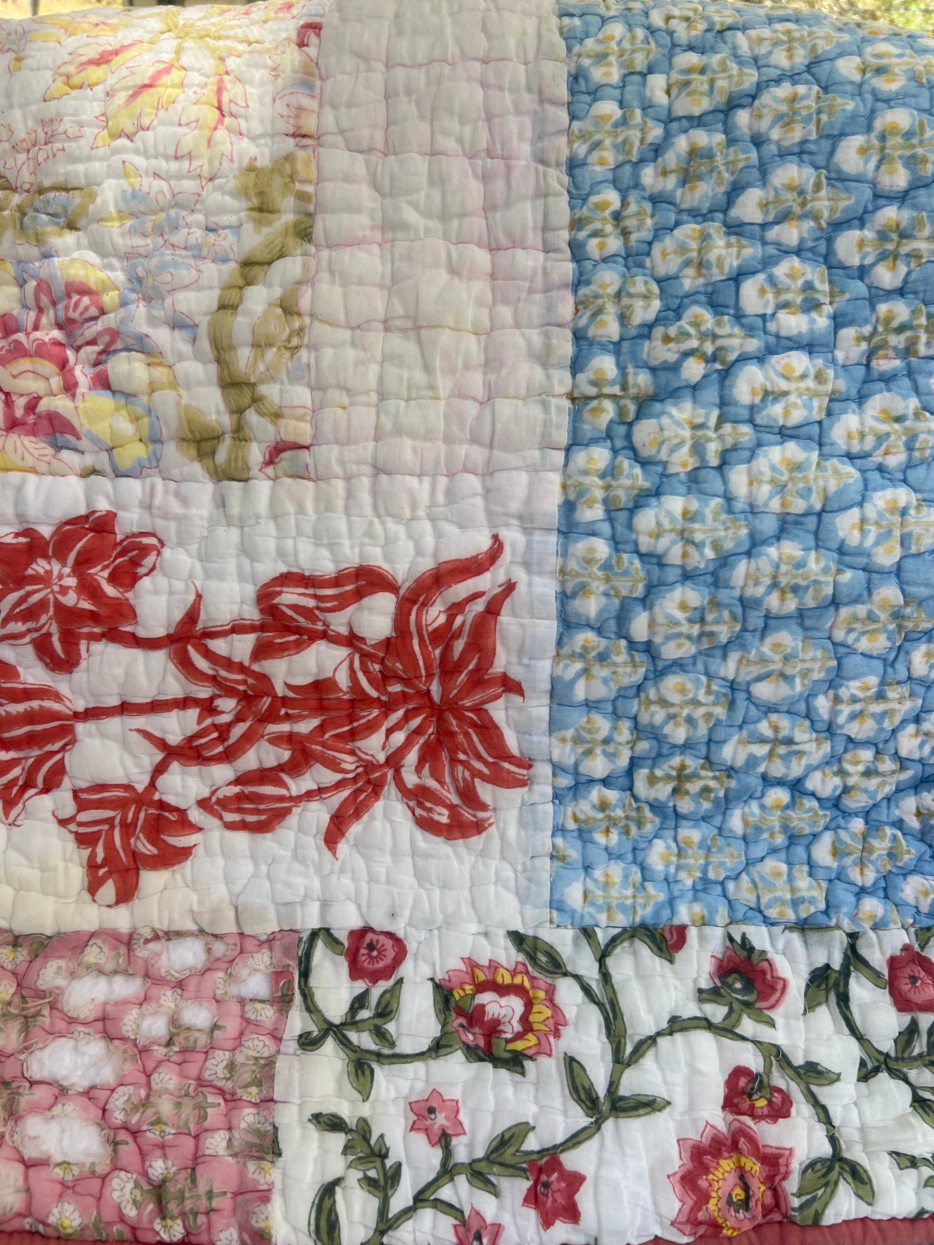 Quilted Pillow Cover Set of 2