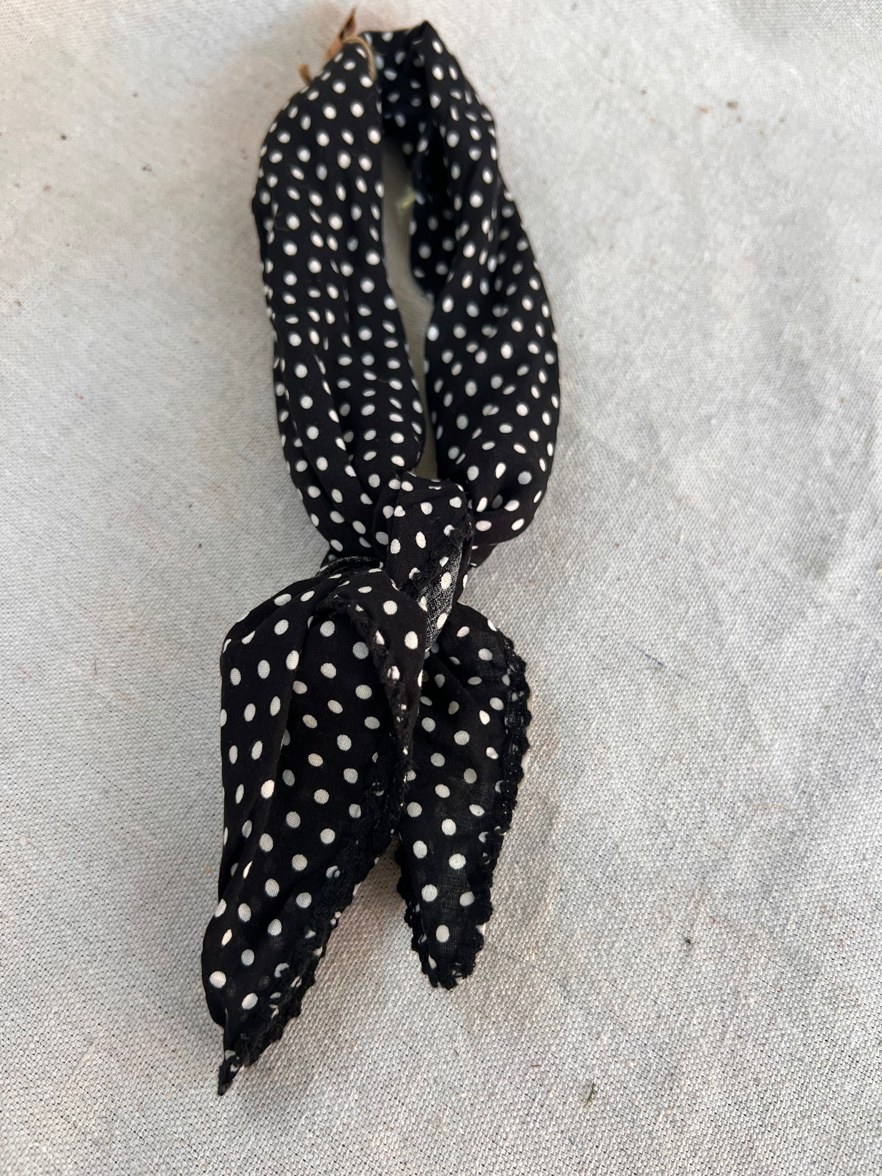 Polka Dot Vintage Scarf