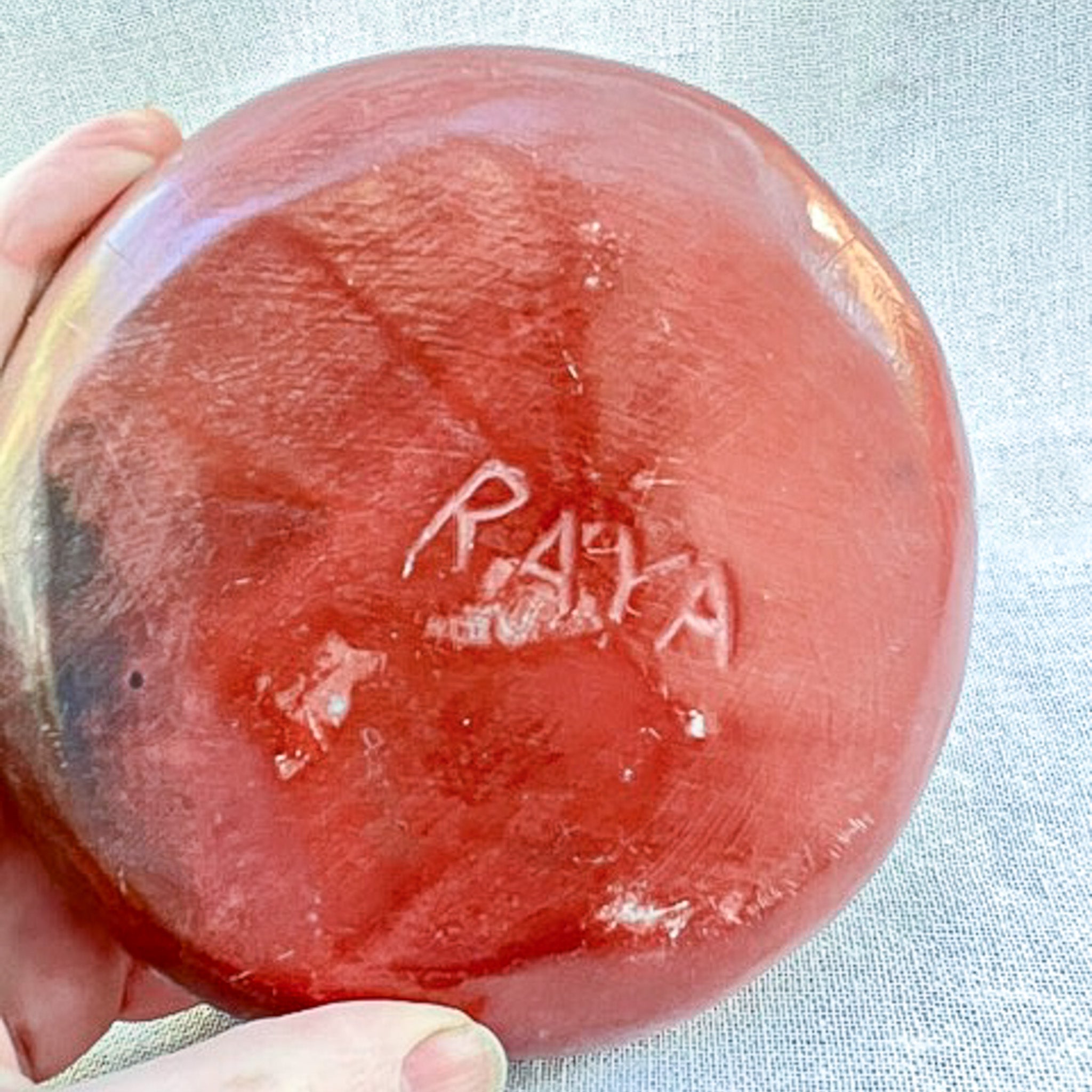 Vintage Raku Pottery Vessel – 1970s–80s signed studio pottery