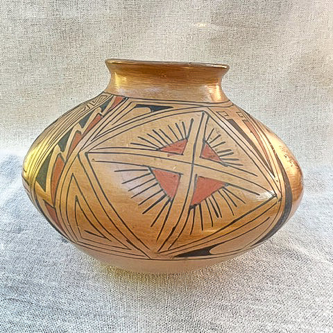 Vintage Southwestern Pueblo Pottery Jar