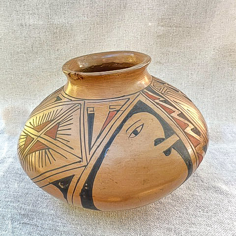 Vintage Southwestern Pueblo Pottery Jar