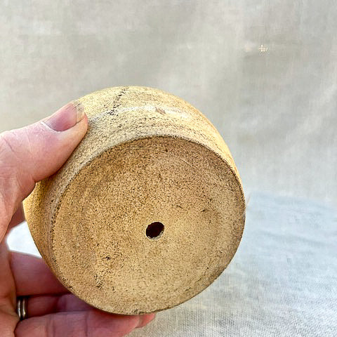 Vintage Handmade Stoneware Studio Pottery Cactus Planter Pot
