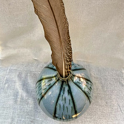 Vintage Hand Thrown Stoneware Signed Studio Pottery Vase