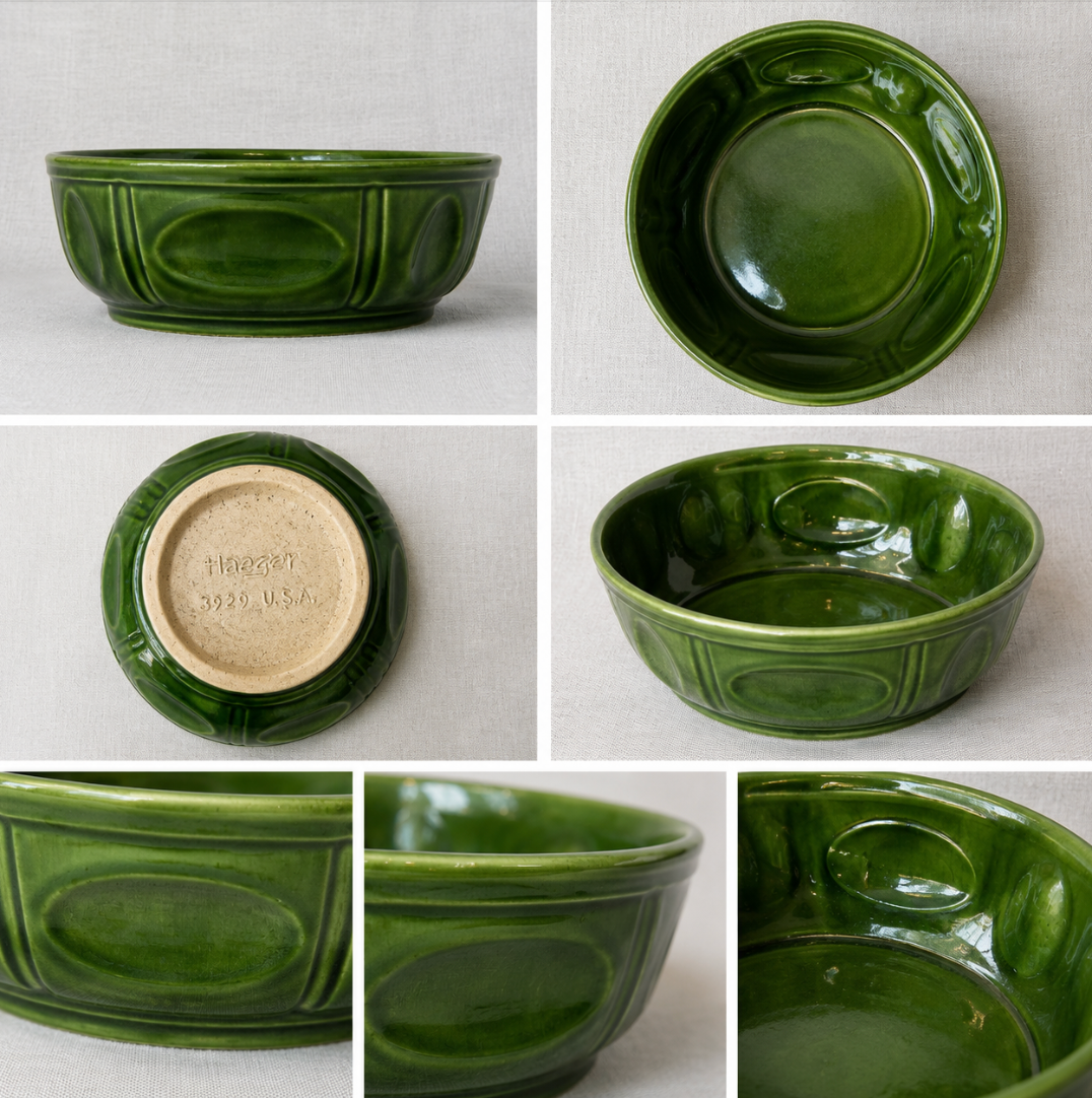Vintage Haeger Pottery Bowl 3929 USA