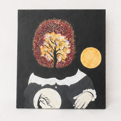 Original Celestial Visionary Tree of Life Painting