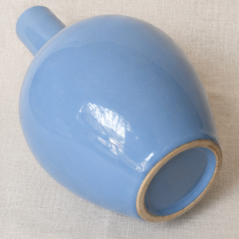 Vintage Hutschenreuther Italy Blue Ceramic Vase
