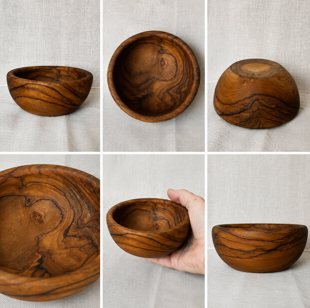 Hand Turned Olive Wood Bowl