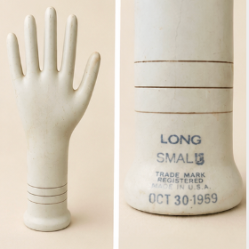 Vintage Porcelain Glove Display Hand