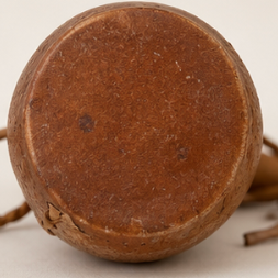 Vintage Mexican Leather-Wrapped Mezcal Canteen / Bota Flask