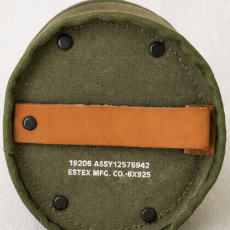 Vintage U.S. Military Olive Drab Canvas Utility Pouch – ESTEX MFG. Co. Field Equipment Carrier – 1980s