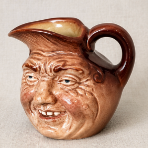 Vintage Burlington Ware "Barl Old Lad" Character Jug / Toby Pitcher – England