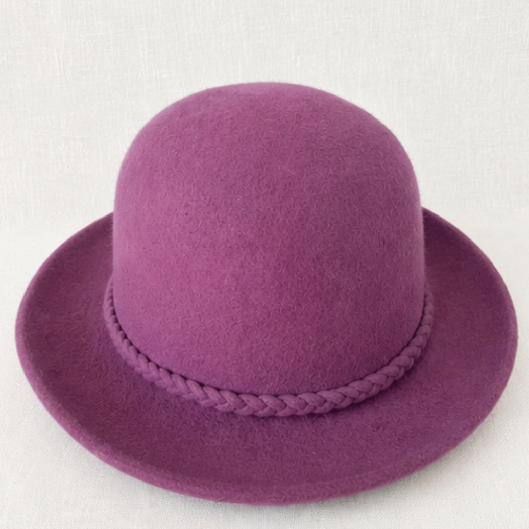 Hand Made Felted Bolo Hat