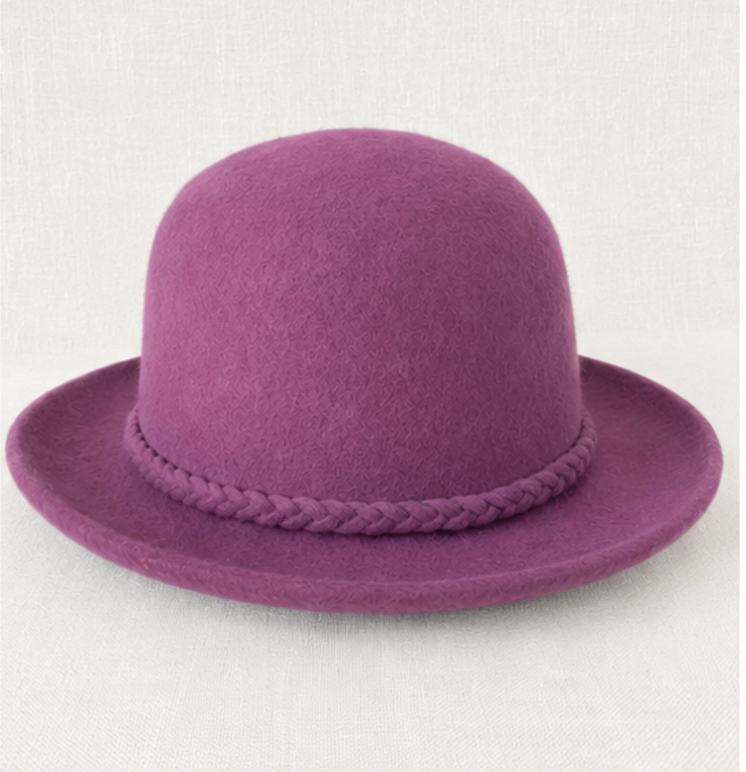 Hand Made Felted Bolo Hat